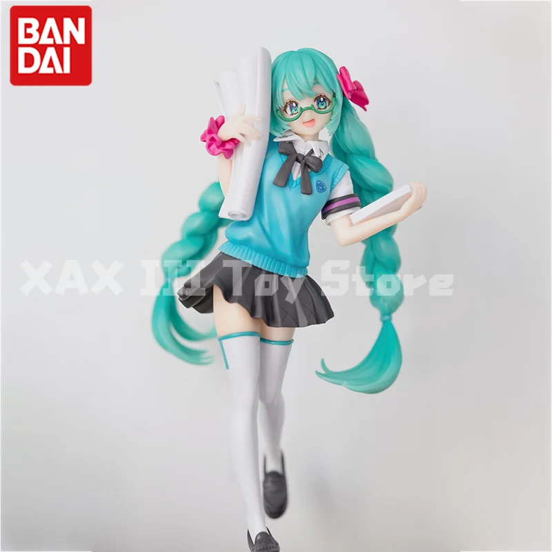 Hatsune ชุดเครื่องแบบนักเรียนมิกุบู๊ตสึโนะบูตาครบรอบ16TH ผมหางม้าคู่เครื่องประดับหุ่นตัวการ์ตูนของเล่นสำหรับเด็ก