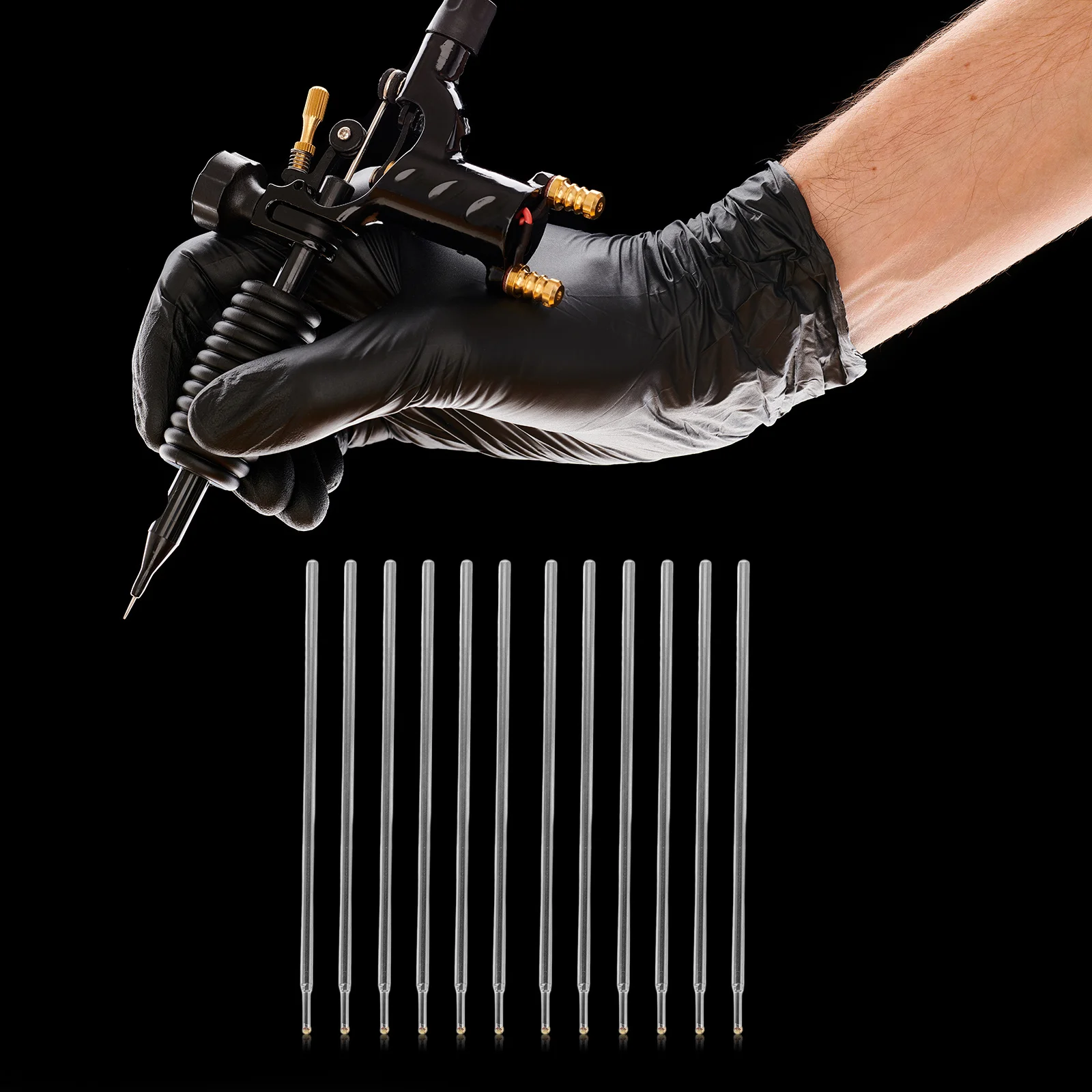 20 قطعة عبوات أقلام الوشم الحمراء 1.6 مللي متر طرف رفيع لـ Microblading عبوات الحبر البديلة العالمية المتوافقة مع أقلام الاستنسل-