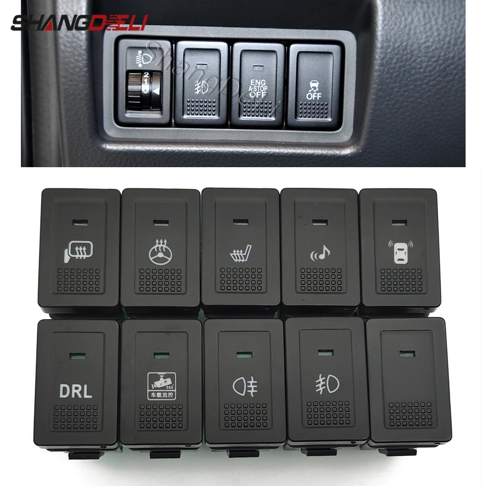 1 szt. przycisk włączania i wyłączania świateł samochodowych z kablem do Suzuki SX4 Swift Grand Vitara 2006-2009 2010 2011 2012