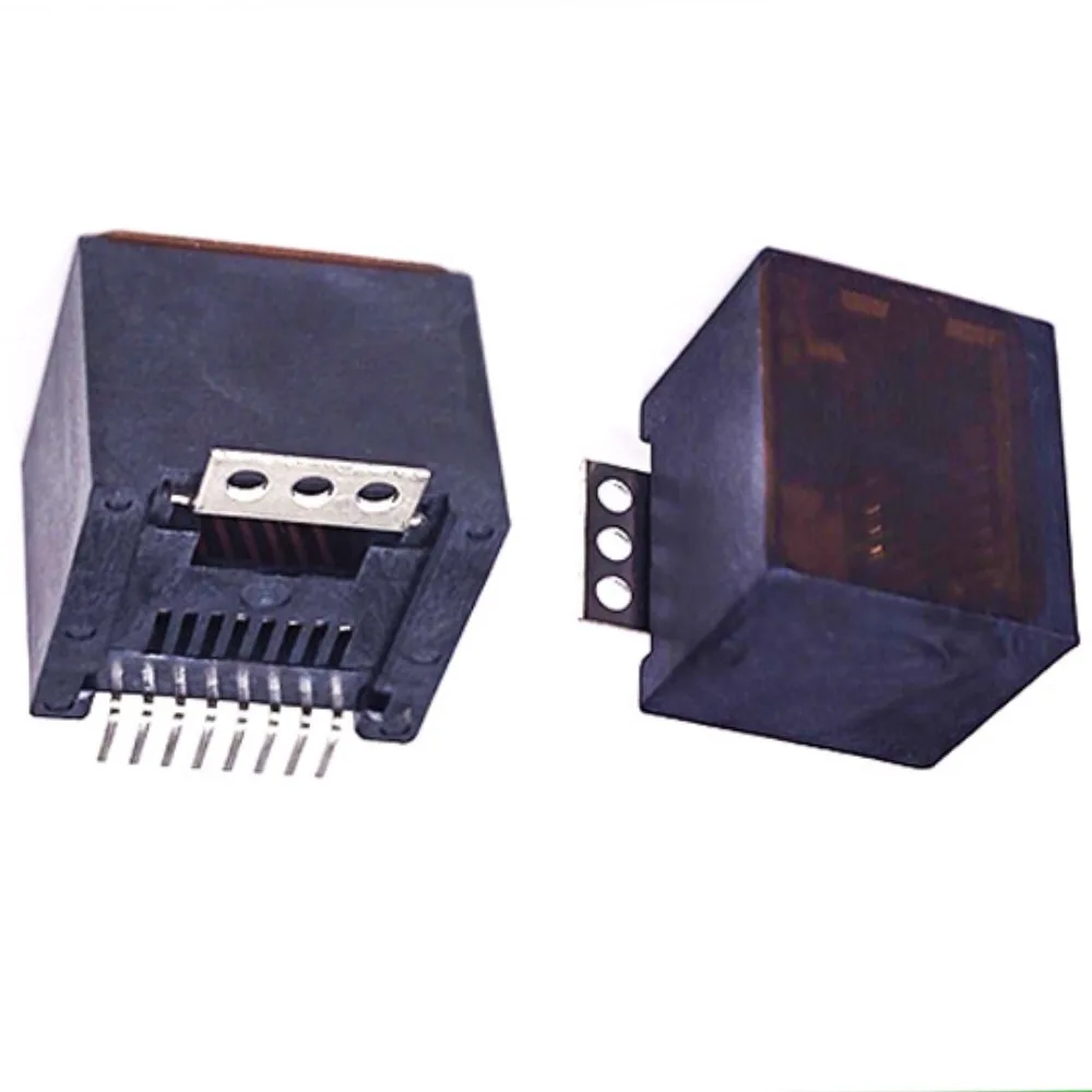 RJ45 Connector Network Port Socket SMD Vertical Patch 180 Degrees 8P8C  Router Switch Adapter