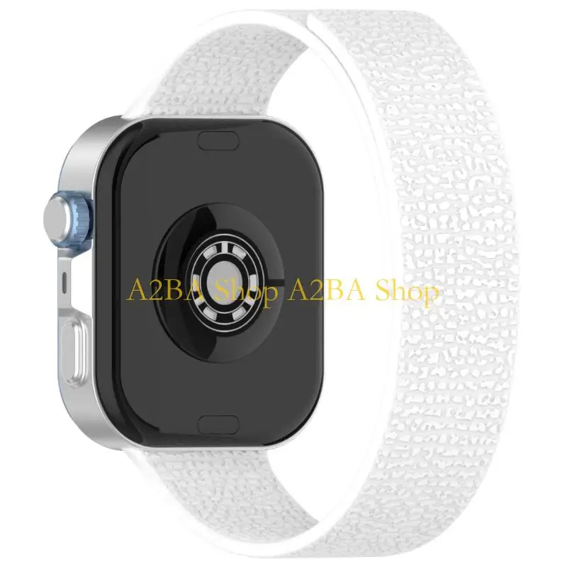

A2BA Silicone Washable Wristband Bracelets Waterproof For Fit 4/3 Smartwatch Fitness Device Scratch Resistant Belt