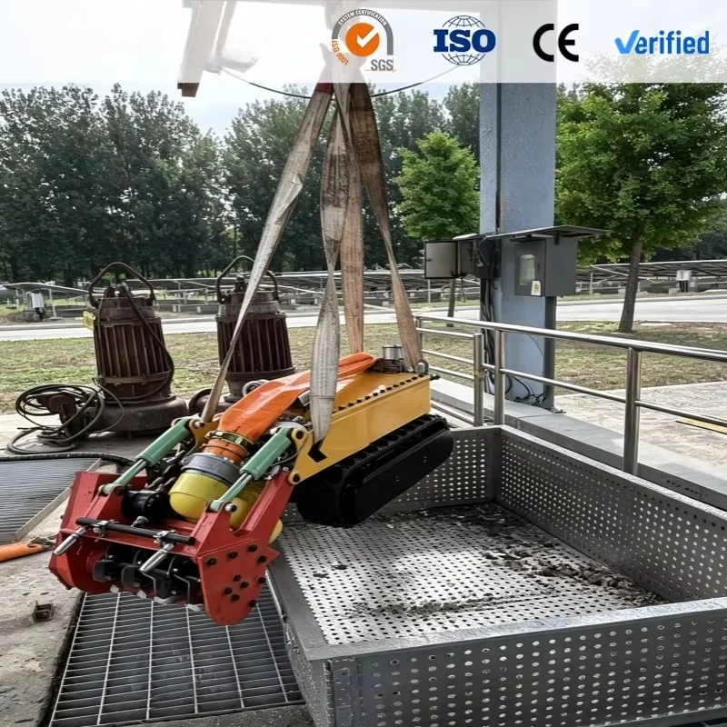 IP68 Underwater Dredging Robot Remote Control Silt Cleaning Machine for Pool Pond Sediment Removal Customized
