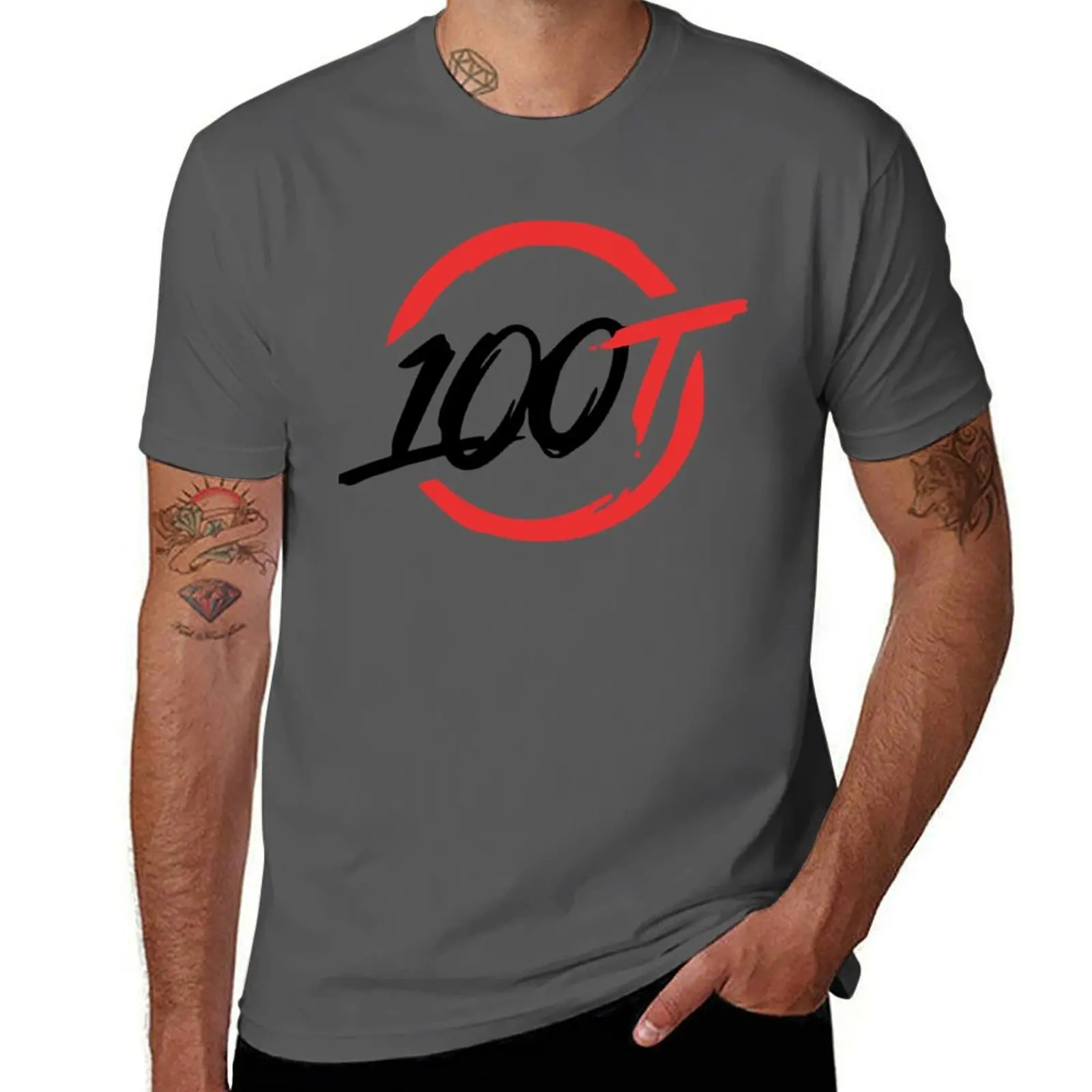 

100 Thieves T-Shirt Plus Size Street Style Tee