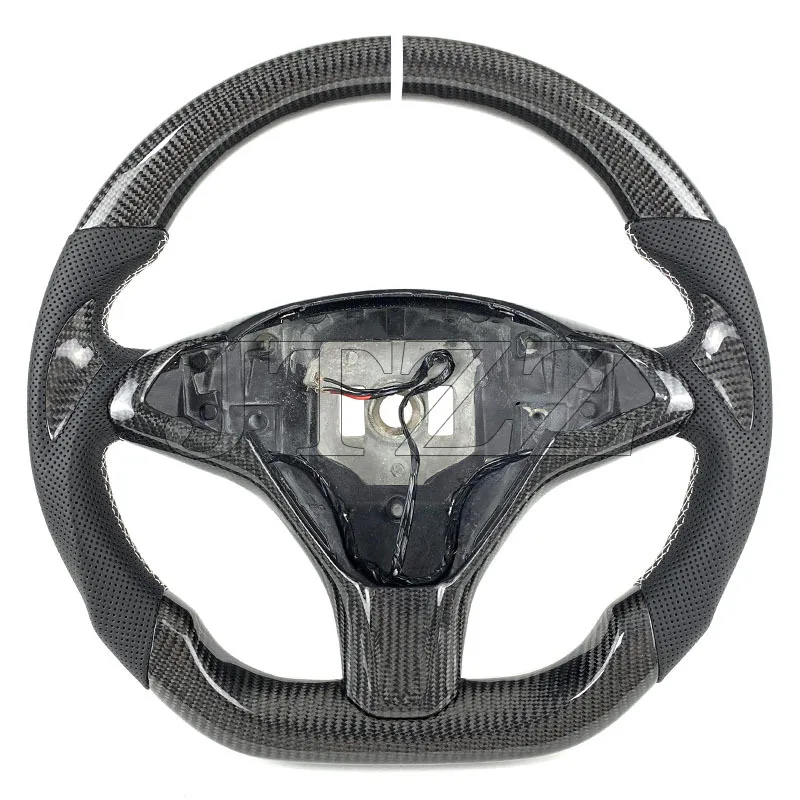 

Suitable for Tesla Model S Upgrade Modified Sports Carbon Fiber Steering Wheel Car Interior