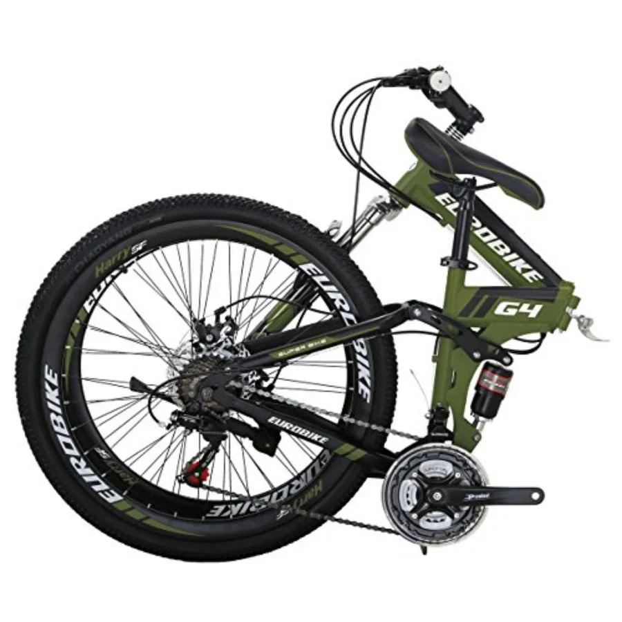 Mountain Bike 21 Speed 26 27.5 Inches Dual Suspension Folding for Men