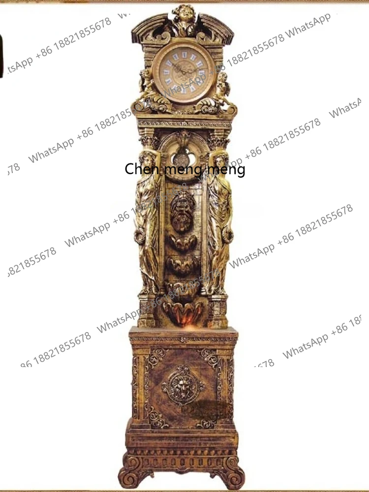 

Grandfather Clock Vertical Bell Large Standing Grandfather Clock Antique Clock