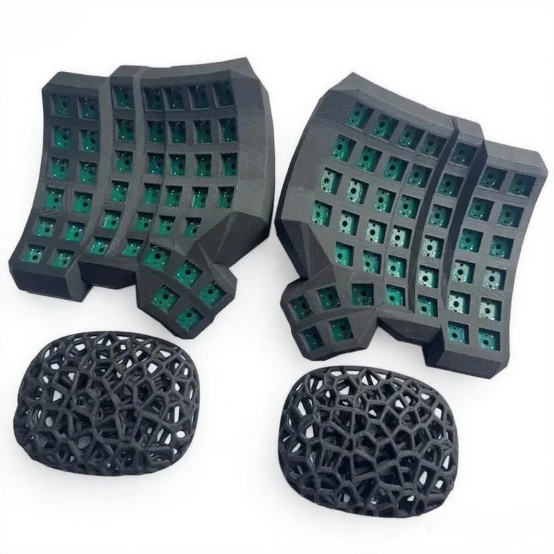 Dactyl Manuform Split-Tastatur-Kit 4x6 Custom Hot Swap Wired Single-Mode Split Mechanical Keyboard Vial Type C Keyboard Kit Game
