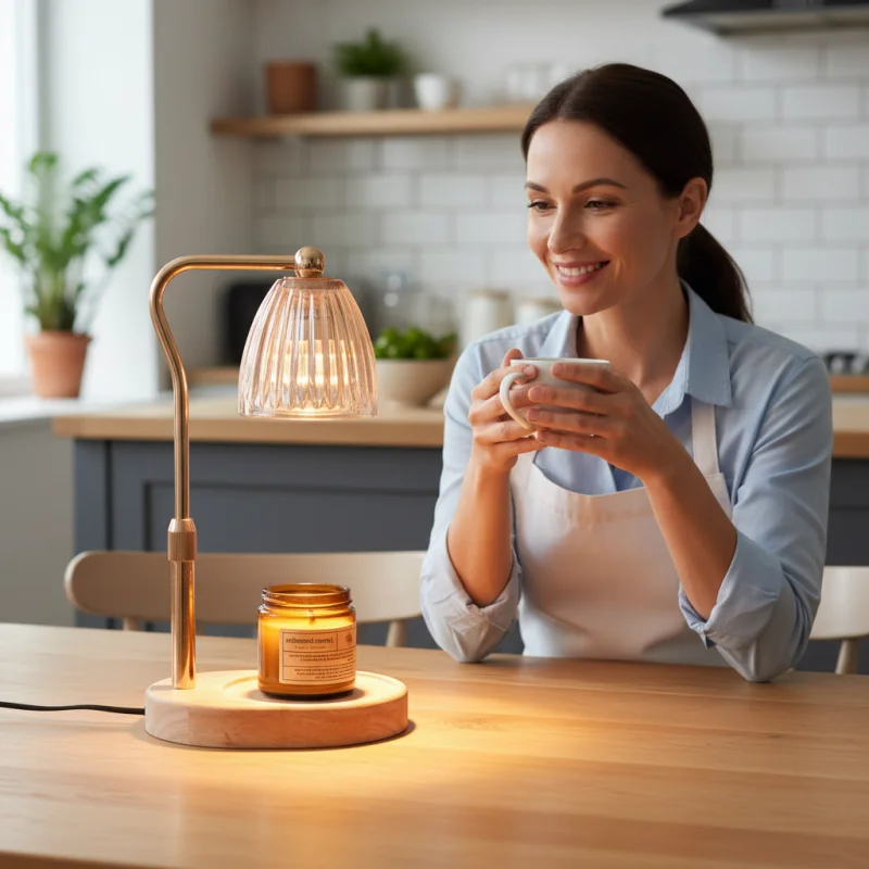 Candle Warmer Lamp 35W Dimmer Adjustable Heigh Decorative Lamp for New Home Decor, Candle Warmer for Christmas Birthday Gift