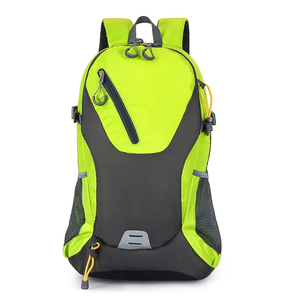 40L Mountaineering Bags Large-capacity Polyester Sports Rucksack with Reflective Tape Men Women Convenient for Hiking Traveling