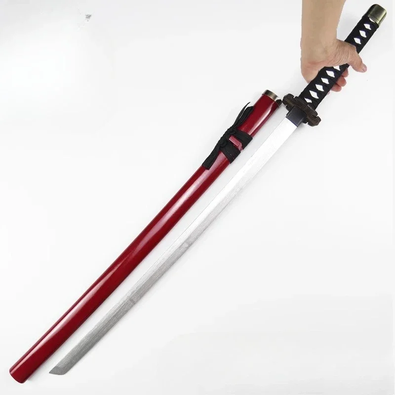 

100cm Wooden Sword Cosplay Sakura Okita Souji Anime Prop Weapons