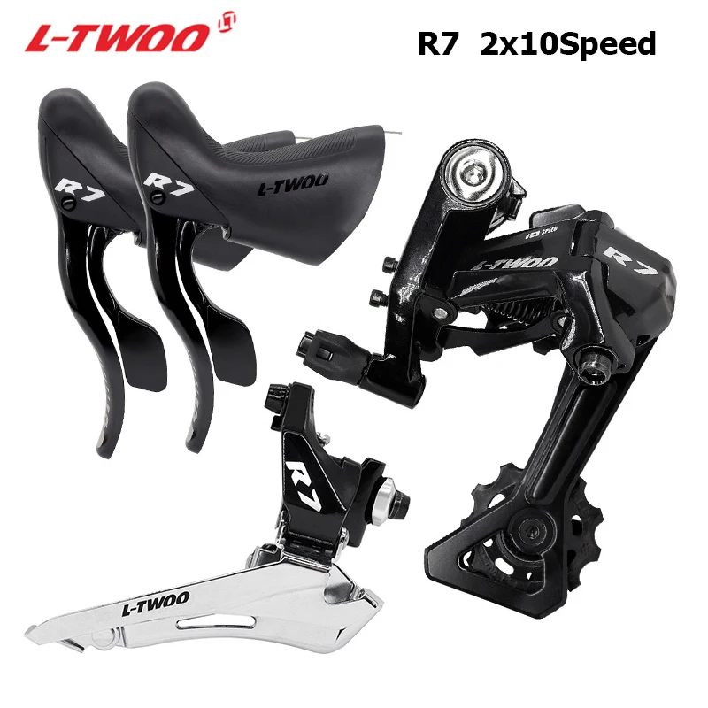 

LTWOO R7 2x10 Speed 20S Road Bikes Shifter Lever Front Rear Derailleurs Bicycle Derailleurs Groupset Parts Compatible Shimano