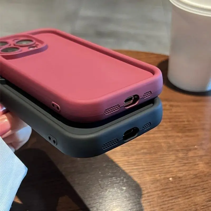 Modische Candy-Farbene Stoßfeste Handyhülle für iPhone 18 16 15 14 13 17 Pro Max Plus 18Pro 17Pro Stylische Verstärkte Weiche Schutzhülle – Detail 4