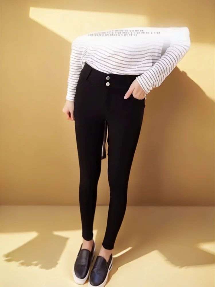الرياضة طماق السيدات النساء تمارين بناء الجسم عالية المرونة Feminino الصوف استرخاء سمكا euramerican Bodytight الجوارب