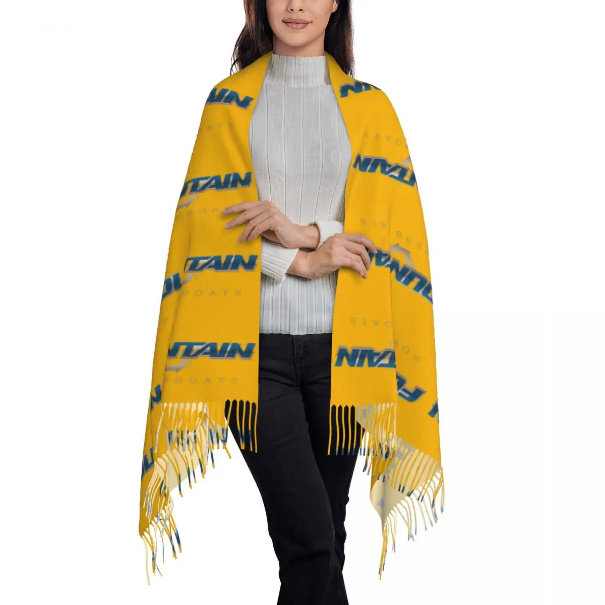 Fountain Of Youth Is Go Fast Boats Scarf Tassel Scarves for Women Soft Warm Shawls and Wraps Large Fall Winter Shawl Wrap