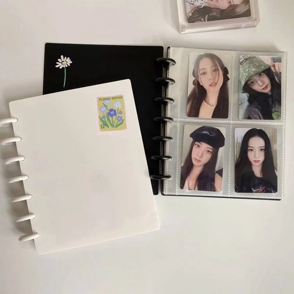 Kpop Photo Album New INS Multi-pockets Loose-leaf Binder 3 Inch Photocard Holder Idol Cards Collect Book Star Chaser