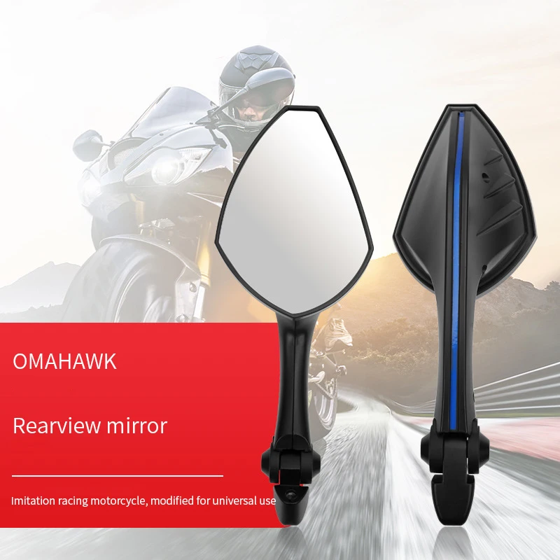 

Motorcycle Side Mirror Rearview Mirror Modification Accessories Universally Used For Tmax530 Cbr400r Sai 600 ABS Reflector