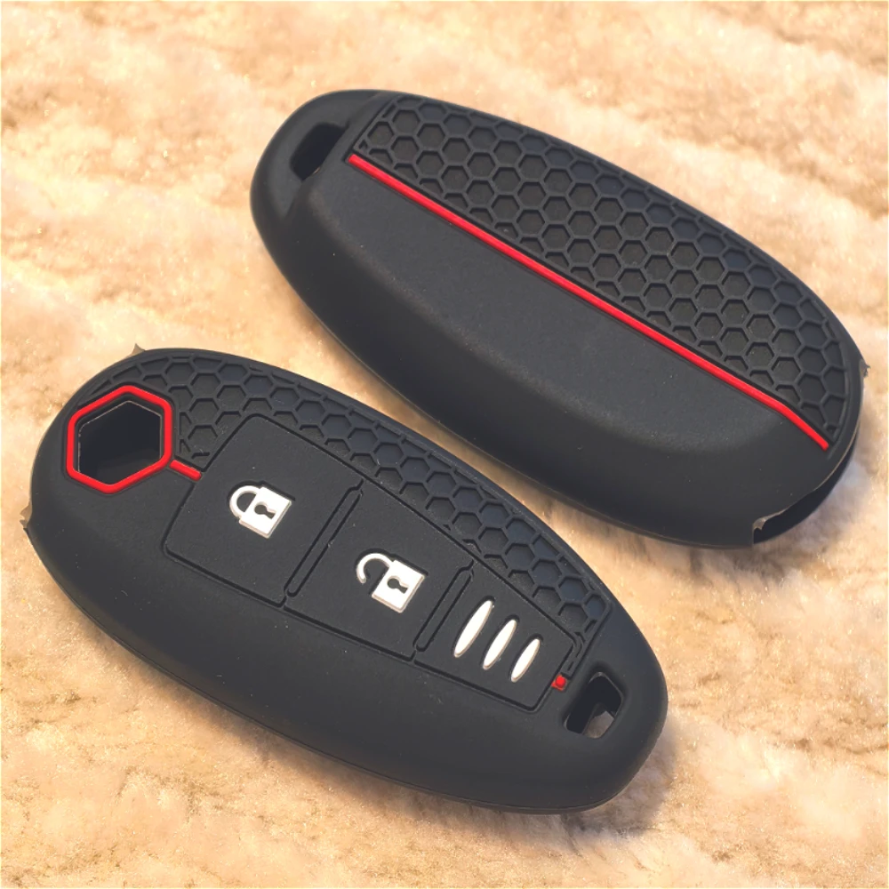 Funda de silicona para Suzuki Baleno Ertiga Ciaz Ignis Kizashi Swift SX4 s-cross Vitars funda para llave inteligente de coche llavero Protector