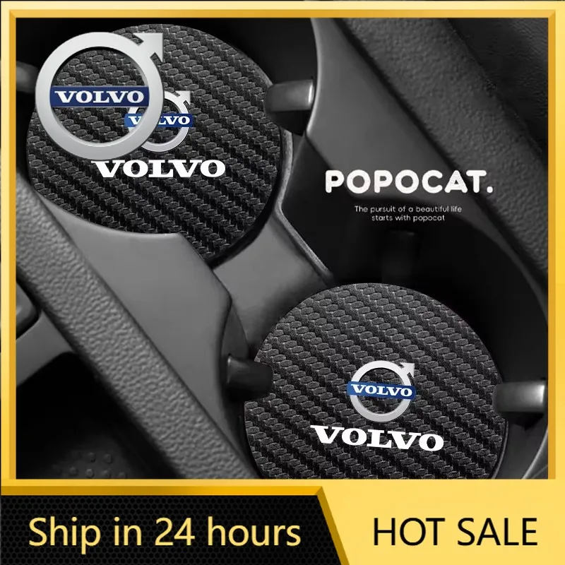 

Накладки на руль (2 шт.), кожаные коврики для подстаканников, шумоизоляционные маты для Volvo XC90 V90 V60 XC60 V40 S80 S60 S90 C40 XC40