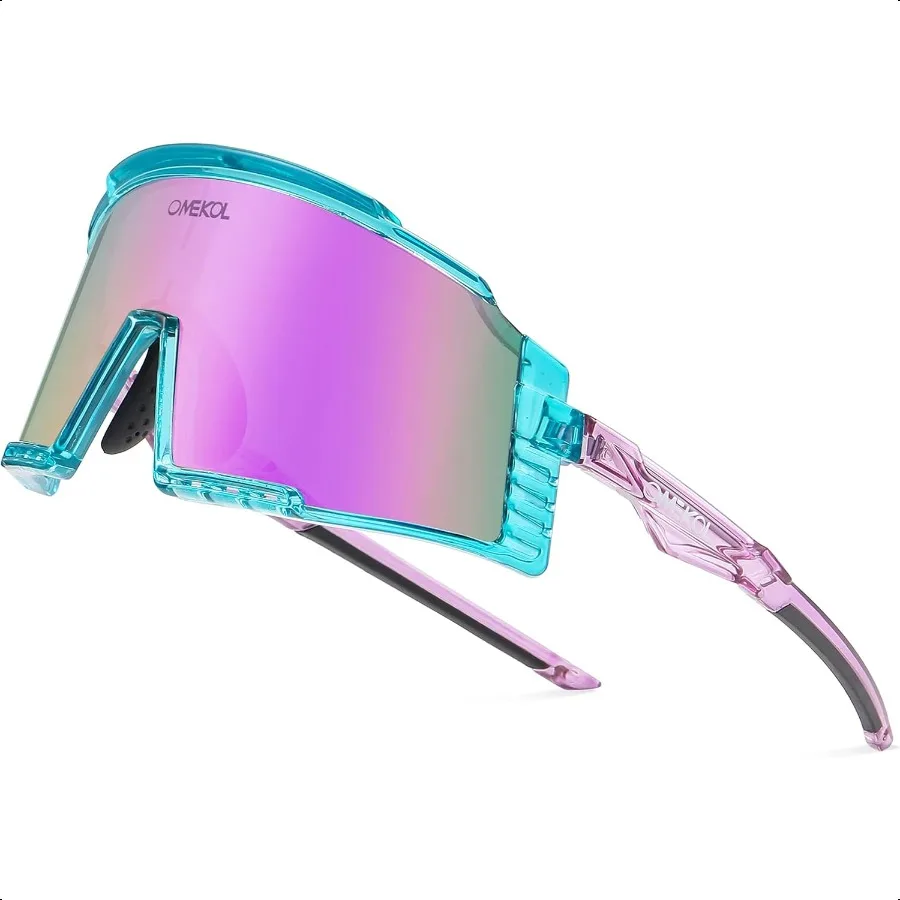 

OMEKOL Two Sizes For Adults and Youth Sunglasses Sports Baseball Cycling Glasses Men Women MTB Bicycle Eyewear Outdoor