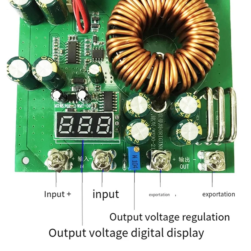 DC-DC Step-Down Power Supply Module DC25-90V 1000W50A Constant Voltage Constant Current Buck Converter Voltage Regulator