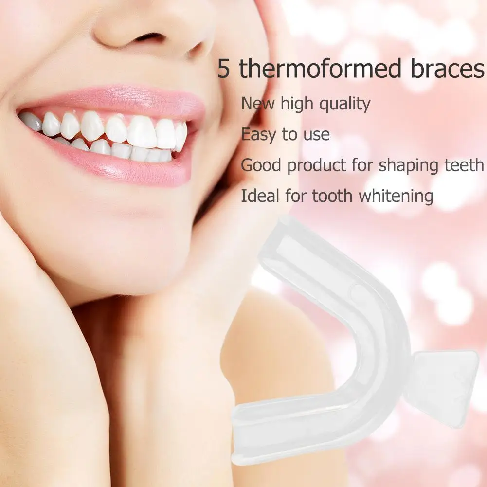 2/4pcs Tooth Orthodontic Braces Set Trainer Tooth Appliance Alignment Brace Silicone Professional Guard Hygiene Care