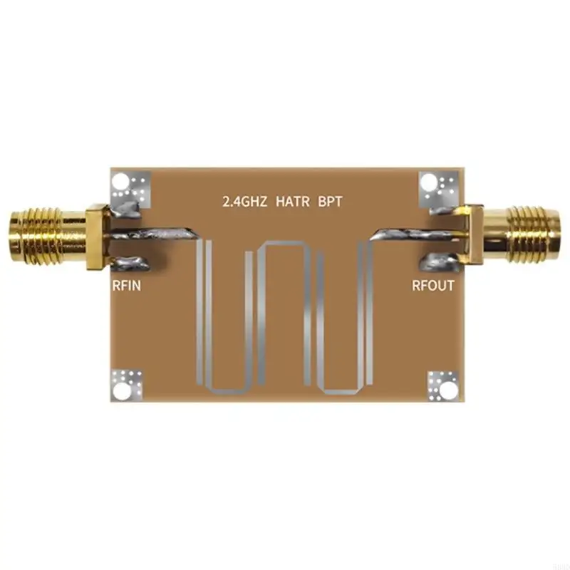 583D Practical 2.4GHZ Microstrip Bandpass Filter Module for Improved Transmission for TV Antenna Replace Filters