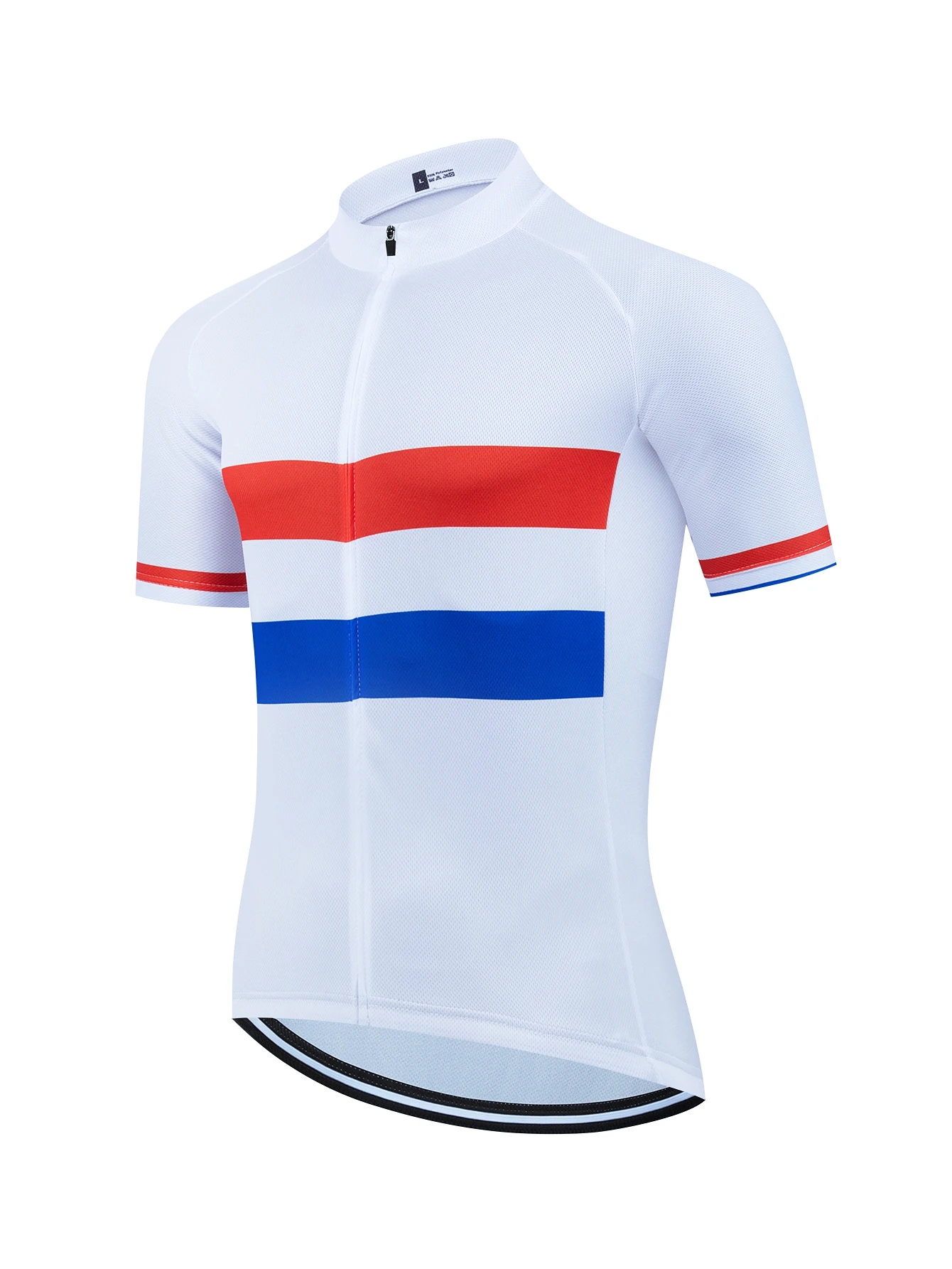 

Men's Cycling Jersey Short Sleeve Road Bike Shirt with 3+1 Zipper Pockets Breathable Quick Dry