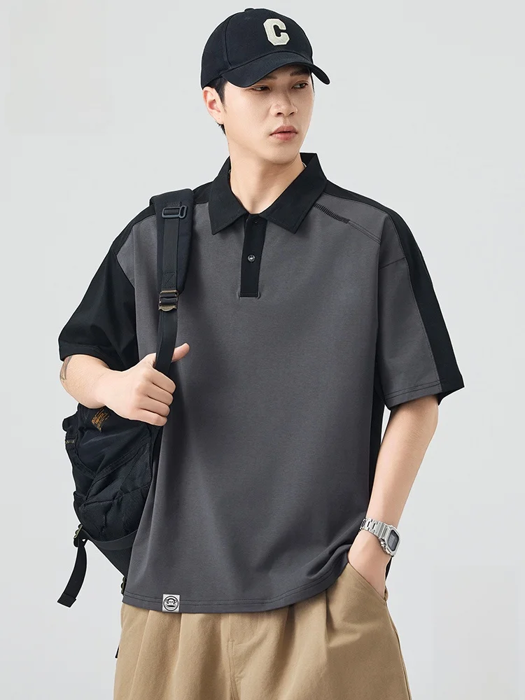 

Мужская футболка Paul Frank Ice Silk Cool Feeling, свободного кроя, в американском ретро-стиле, молодежная, летняя, тонкая, из хлопка и полиэстера