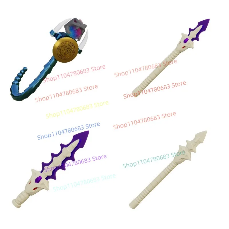 ตัวต่อ MOC บล็อกจิ๋ว อุปกรณ์เสริมหอกกระดูก แบบประกอบ โมเดลโชว์ ของเล่นอนิเมะ ของเล่นทีวี ของตกแต่งโต๊ะทำงาน ของขวัญ ของสะสม