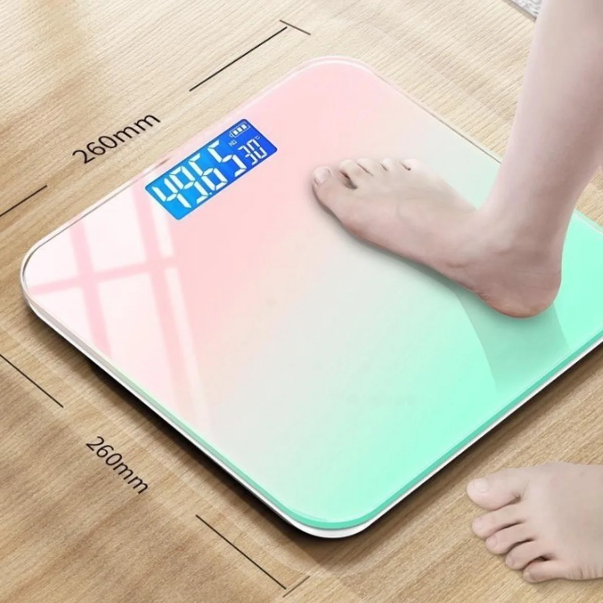 Intelligent body fat scale wireless digital bathroom scale Bluetooth electronic weight scale with smartphone application