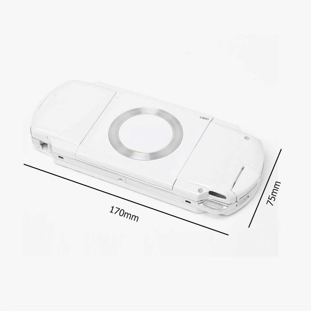 Vollständiges Gehäuse für PSP 1000 PSP 1000 Spielkonsole, Frontplattenabdeckung mit Knöpfen, Schrauben, professionelles Shell-Schutz-Set