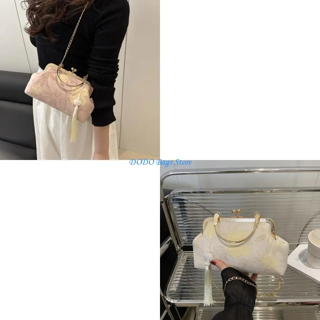 

Chinese Handbags Purses Patterned Clutches Purse Shoulder Bag Dumpling Bags