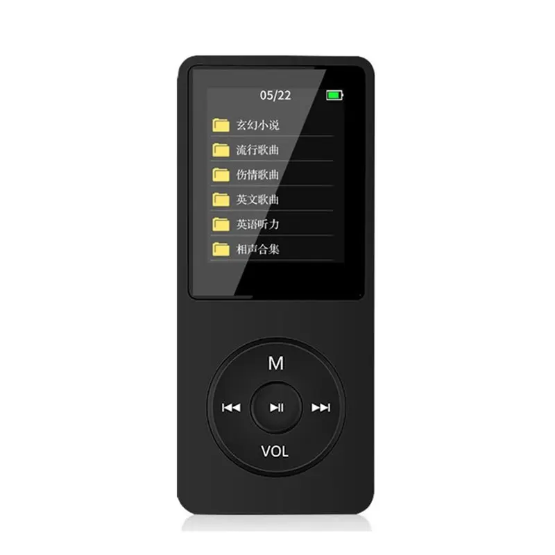 

Портативный MP3-плеер CJSD 64 ГБ с ЖК-дисплеем, поддержкой видео, Hi-Fi, электронных книг, Bluetooth и воспроизведением музыки без потерь