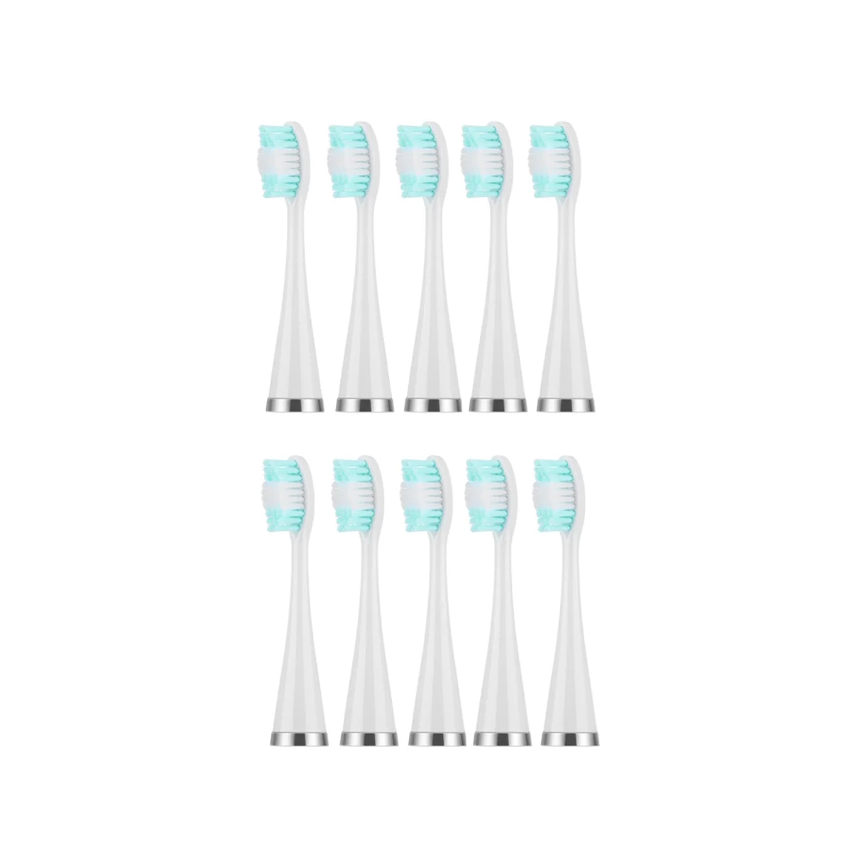 10PCS Electric Toothbrush Heads Replacement Brush Heads for Electric Toothbrush Whitening Teeth Brush,White