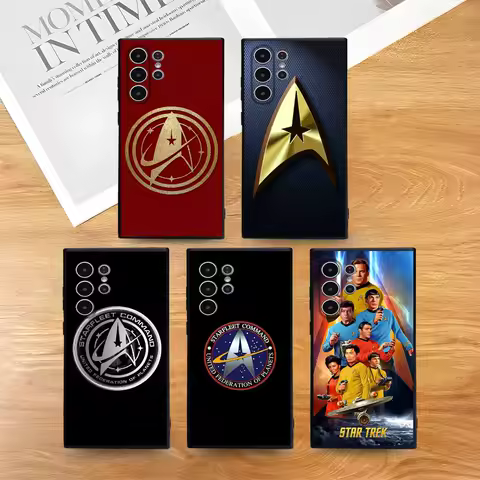 The TV S-Star T-TrekS Phone Case Skin-Friendly Soft TPU Case Compatible With Samsung S21/S22/S23/S24/S25 FE/Plus/Ultra