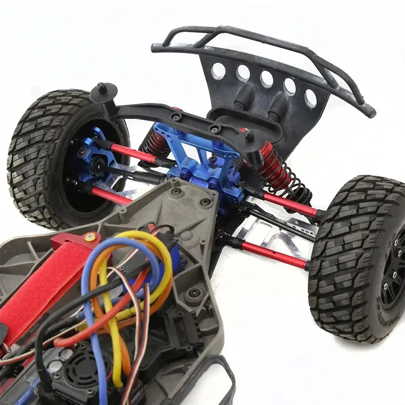 Metalowe śruby rzymskie do samochodów RC Zestaw drążków kierowniczych do Traxxas Slash Hoss Rustler Stampede4x4 1/10 RC Car Upgrade Parts