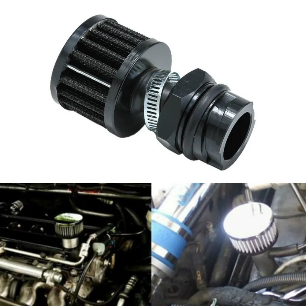 Fit for LS1/LS6/LS2 Valve Cover Breather Adapter with Air Filter, Engine Breather Tank Fitting, Performance Tuning Accessory