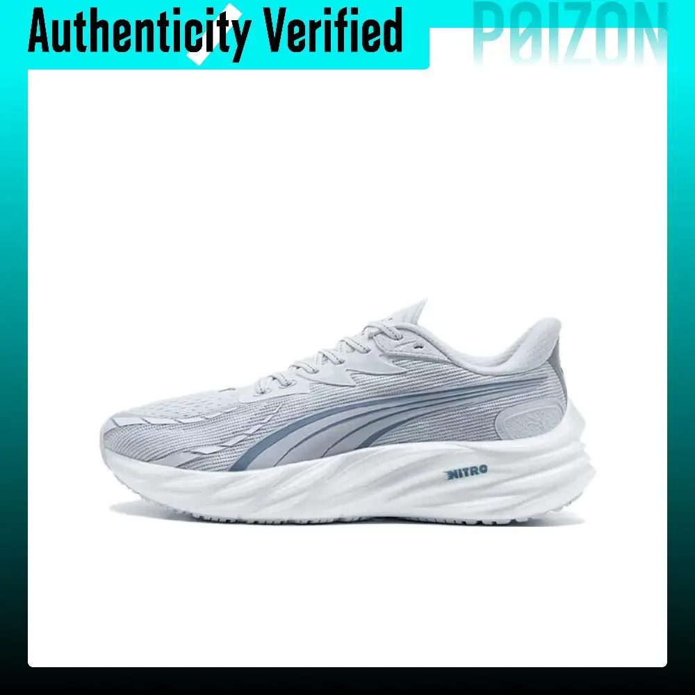 Tênis de Corrida Casual PUMA Velocity NITRO 4 Cano Baixo Masculino Azul Claro 311140-22