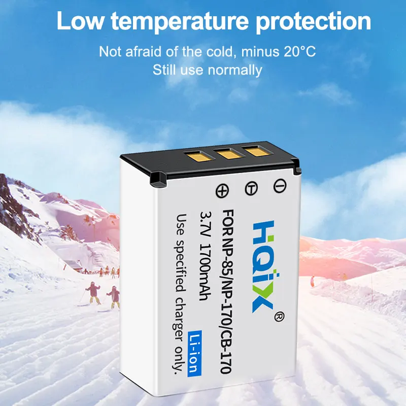 HQIX for Fujifilm S1 SL1000 SL280 SL260 SL240 SL245 SL305 SL300 Camera NP-85 Dual Charger Battery - Image 5