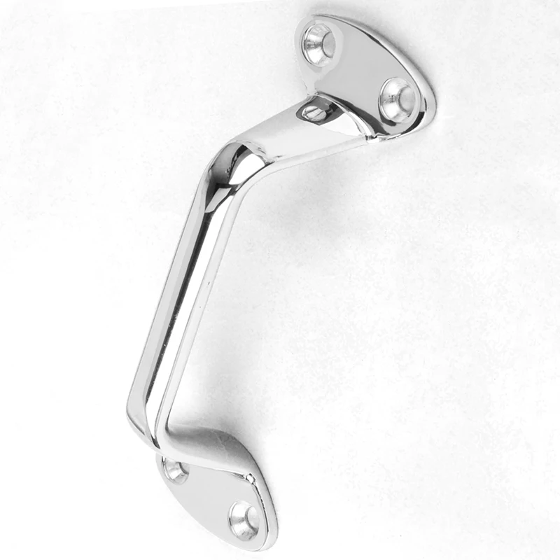 1pcs 15cm Marine Boat  Large Cleat Marine 316 Stainless Steel Door Grab Handle Handrail Pull Replacement