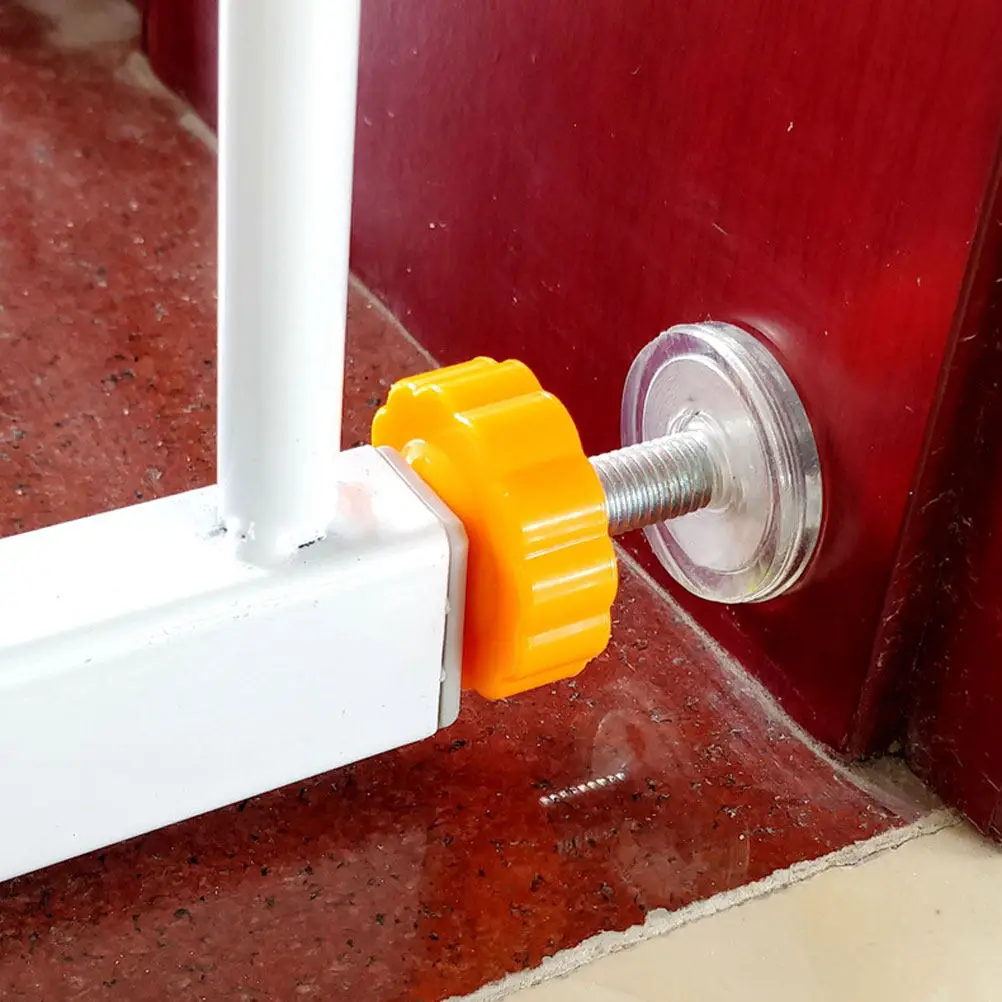 6Pcs Threaded Screws Rods Pressure Mounted Baby Gate Replacement Parts Kids Gate Bolt Stair Safety Threaded Screws Rods