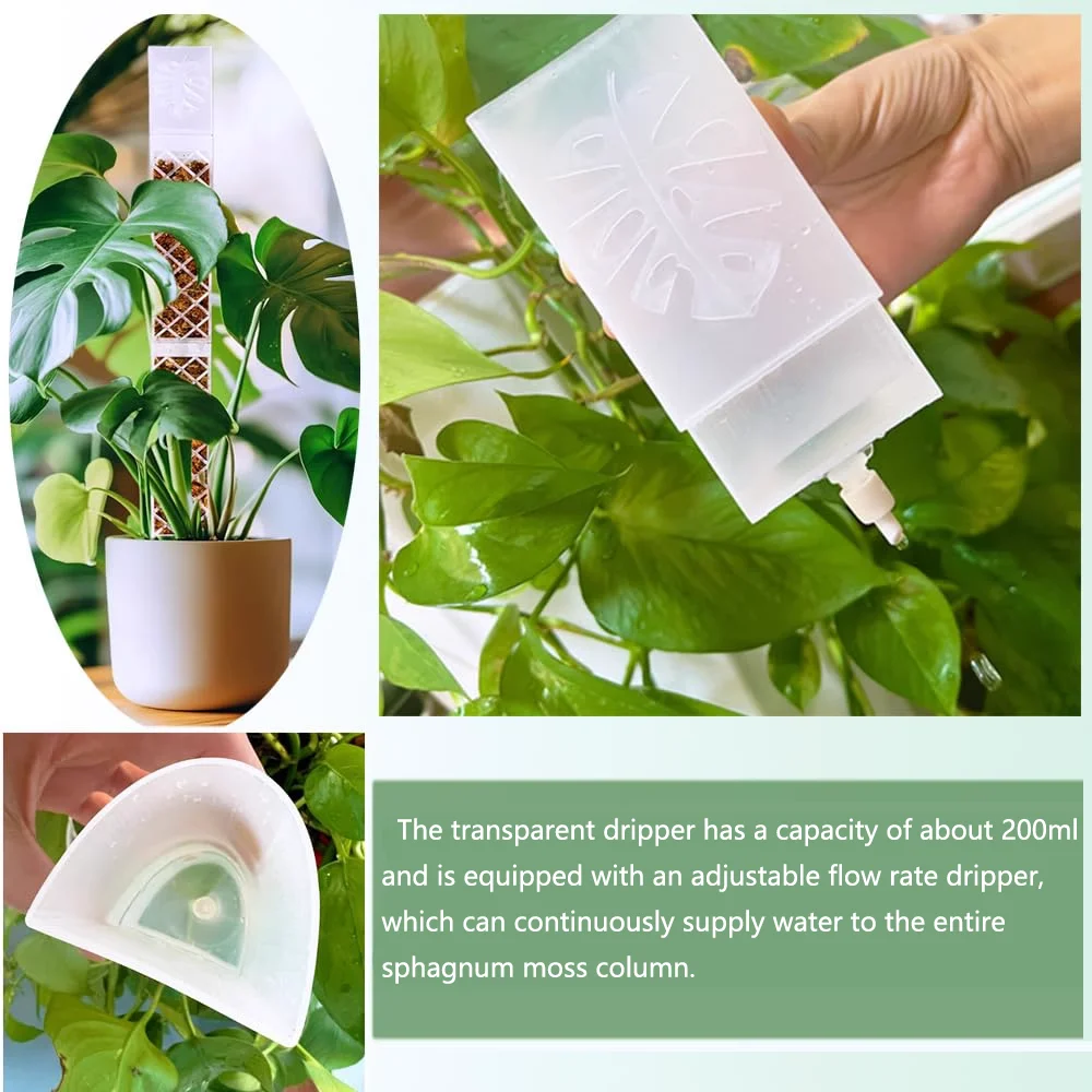 

Moss Pole Plastic Plant Stand Indoor Climbing Plants Guardian Tutors Pot Moss Stick For Plants Growth Garden Support Accessories