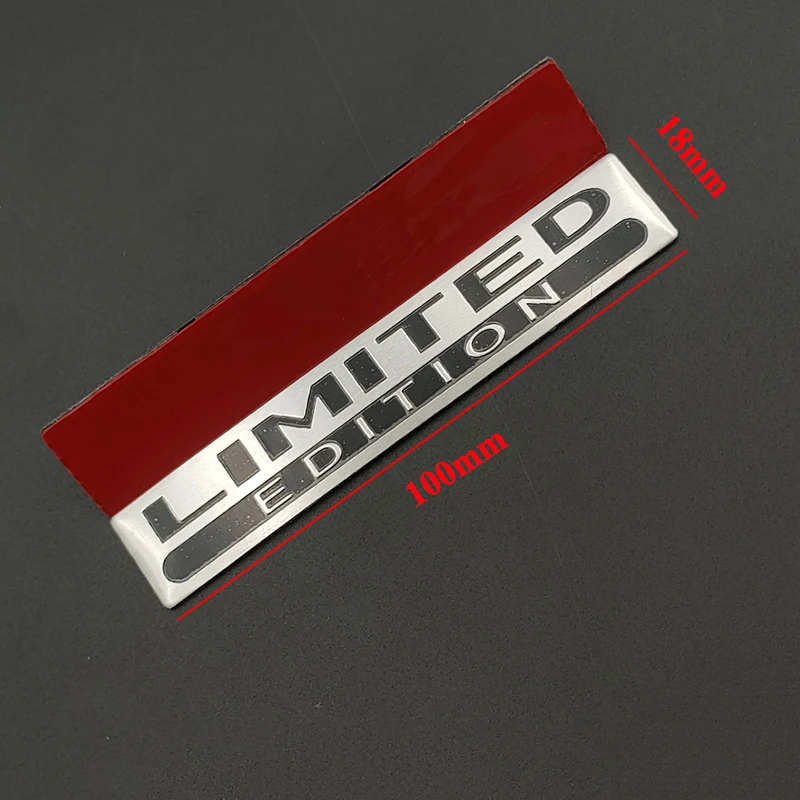 3d Aluminium Special Edition Logo Limited Edition Sticker Car Trunk Badge Fender Decal Limited Emblem Car Styling Accessories