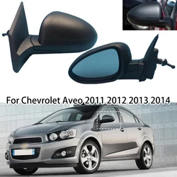 Car Accessories For Chevrolet Aveo 2011 2012 2013 2014 Left Right Auto Outside Rearview Mirror Side Rear View Mirror Assembly