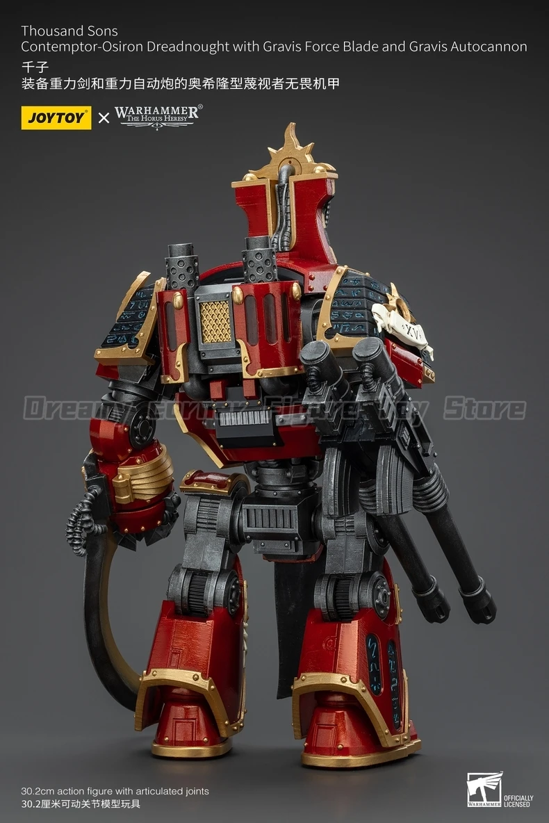 

JOYTOY 1/18 Warhammer 40K Thousand Sons Contemptor-0siron Дредноут с клинком Gravis Force Blade и автоканоном Gravis