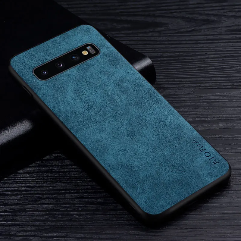 Premium PU Leathe Case for samsung Galaxy S10 Plus Lite S10E Scratch-Resistant Solid Color Cover for samsung Galaxy 10 5G Case