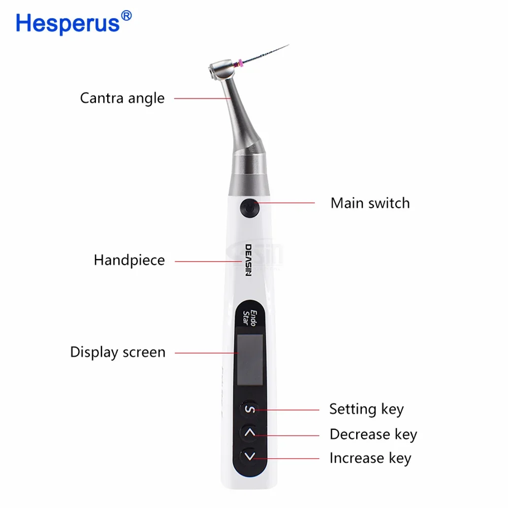 2 In 1 den tal Wireless Endo Motor Built In Apex Locator for Endodontic rotary root Canal instrument Reciprocating 360 Adjustabl