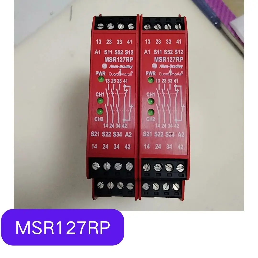 

Б/у реле безопасности MSR127RP 440R-N23135, тест ОК, быстрая доставка