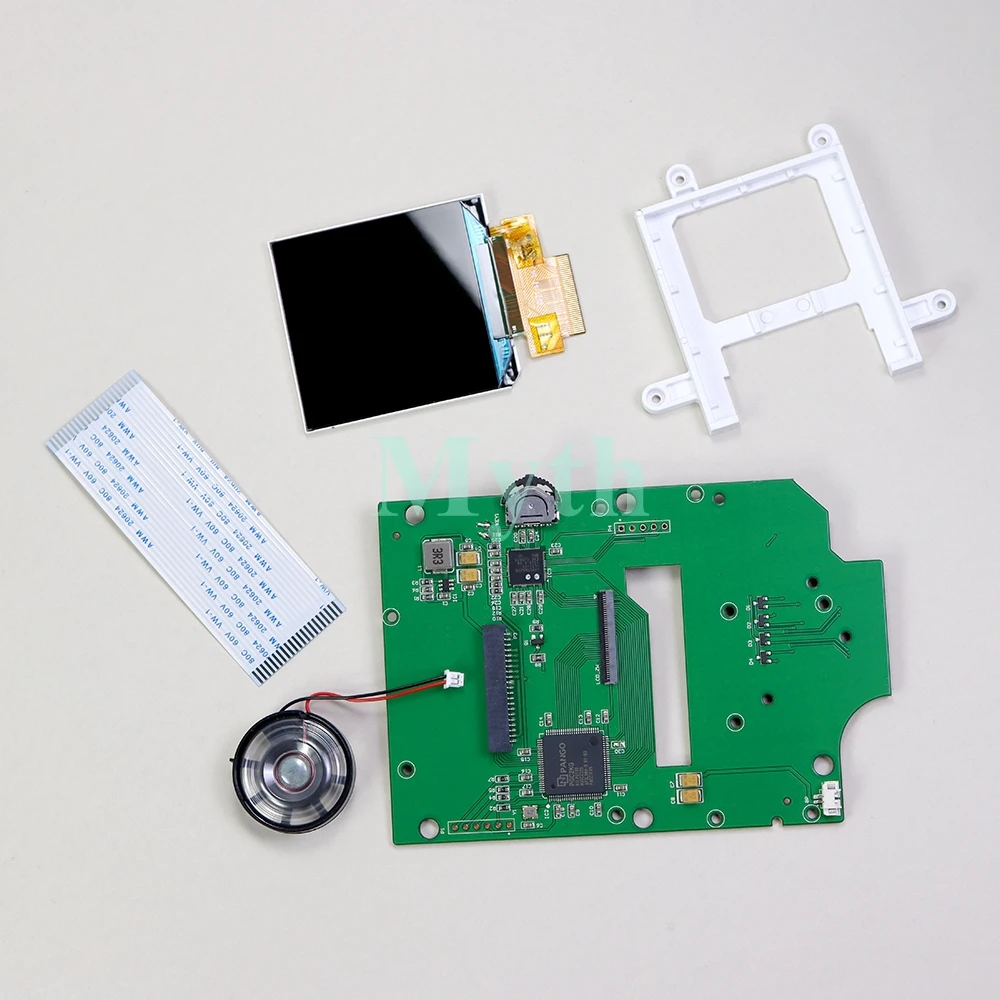 1 مجموعة ل GB V4.0 2.45 بوصة IPS شاشة أطقم تسليط الضوء على شاشة عرض LCD لنينتندو GameBoy V4 إصلاح استبدال