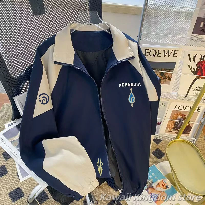 

Genshin Impact Furina Anime Long Sleeve Jacket Unisex Coat Zipper Fashion Cool Sweatshirt Top Cosplay Costume